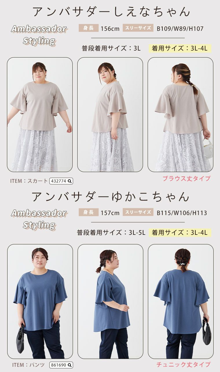 大きいサイズ 新色追加!! 選べる丈 チラ見え防止 半袖 フレアー トップス | 大きいサイズの通販ならハッピーマリリン | ハッピーマリリン レディース カジュアル 長袖 チュニック トップス おもしろ文字 ひまわり プリント サイドスプリット ルーズフィット プルオーバー