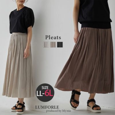 大きいサイズ 【LUMFORLE produced by My:nia】ヴィンテージサテン