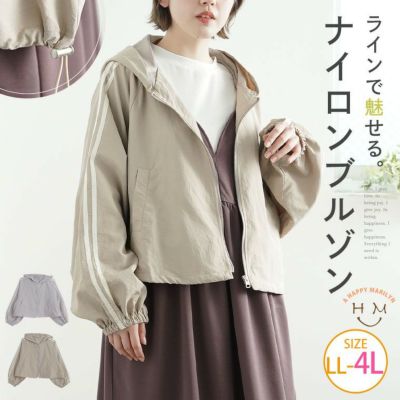 大きいサイズ デニム風 フード付き カーディガン | ハッピーマリリン